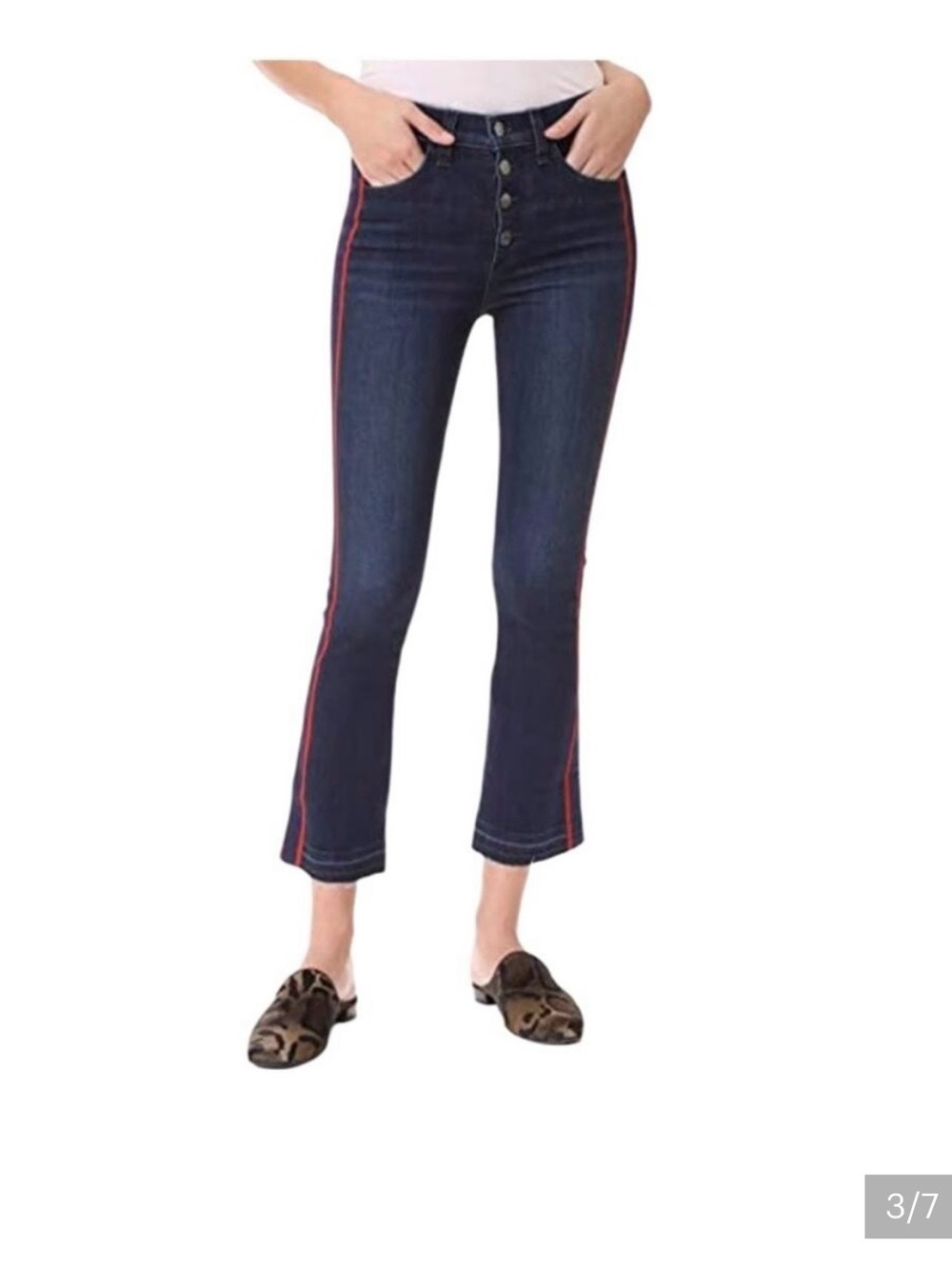 Veronica Beard Carolyn Baby Boot Midnight Wash Jeans Size 28